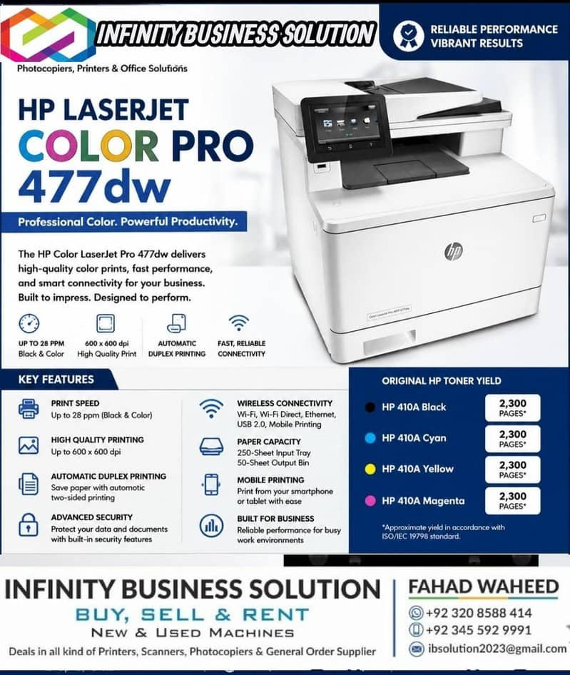 COLOR COPIER FOR RANT 18