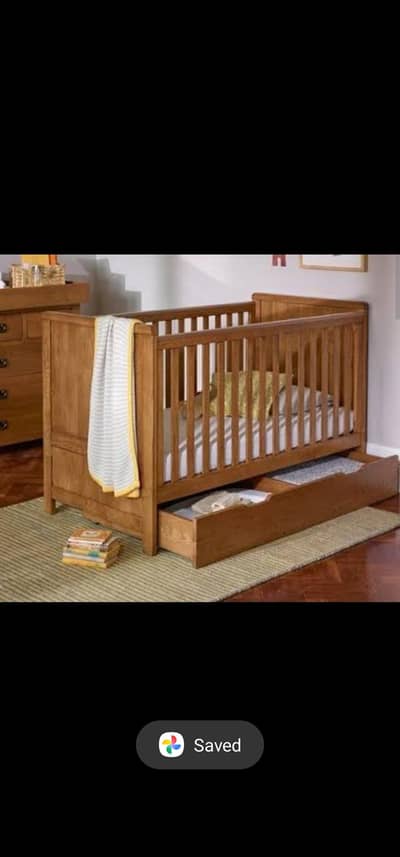 Urgent urgent urgent baby cot for sale just like new