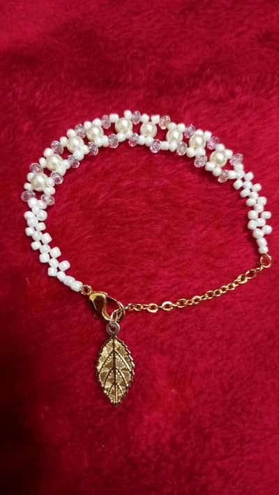 Handmade Pearl & Beads Bracelet