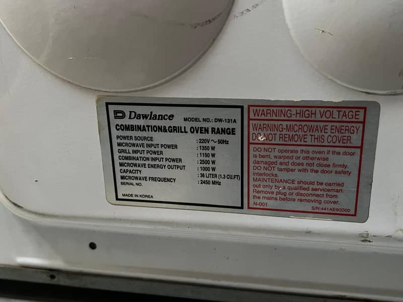 Dawlance Microwave Oven 5