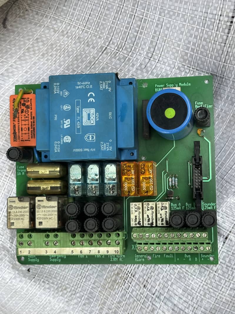 Safetec Fire Alarm Power Supply Module BG01 603/507 – Original ...