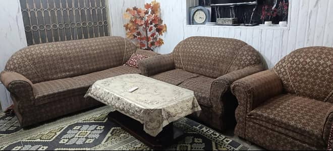 Sofas set (3) in good condition for sale urgent