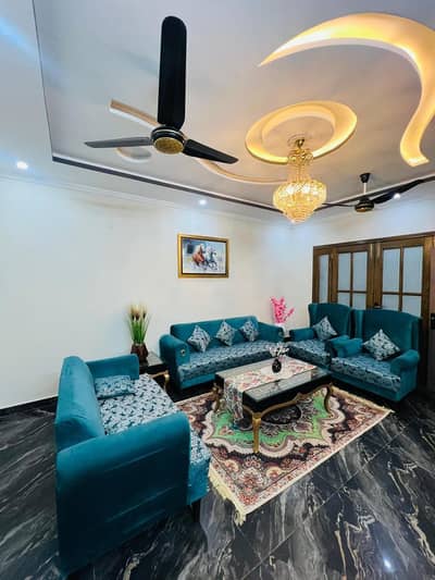 Faisal Town Block A 8 Marla . [(Fully Furnished)]. Double Unit House Available For Rent