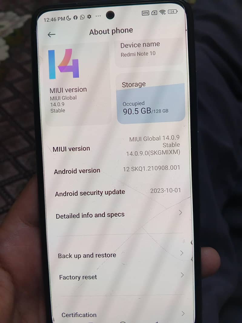 Redmi note 10 0