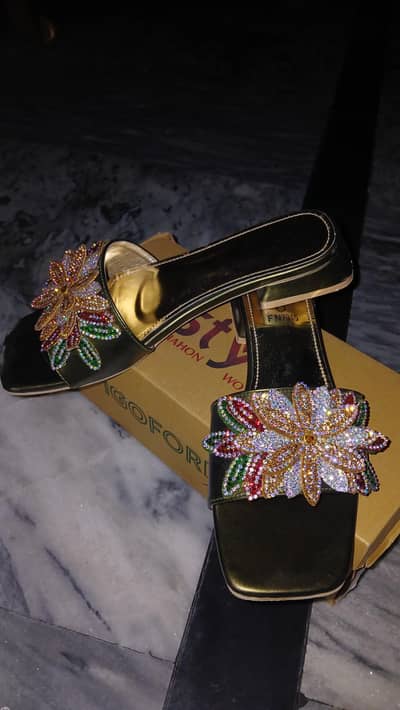 Stylo Green Fancy Flats
