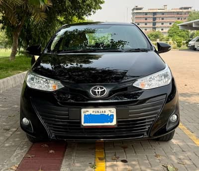Toyota Yaris 2023 GLI Auto Black color PUNJAB registered for sale