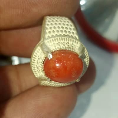natural gemstones and silver rings