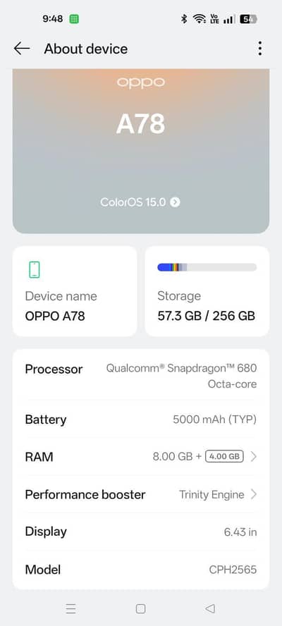 OPPO A78