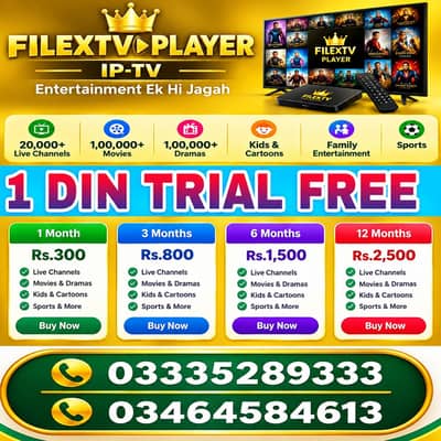 FILEXTV PLAYER IP-TV 1 DINIAL FREE
