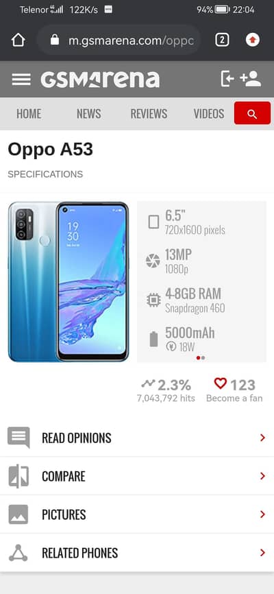 OPPO A53. . 4/64