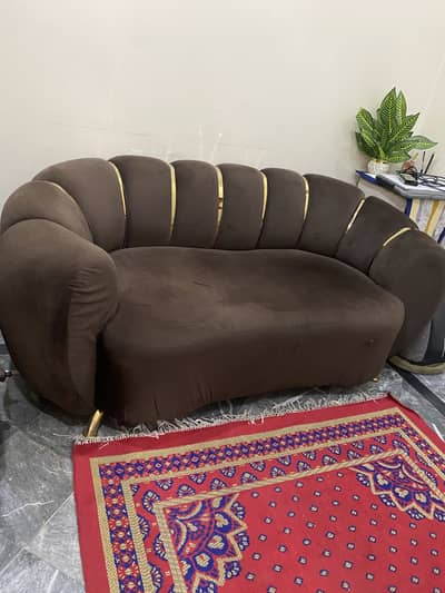 2 Seater fancy sofa new little bit used