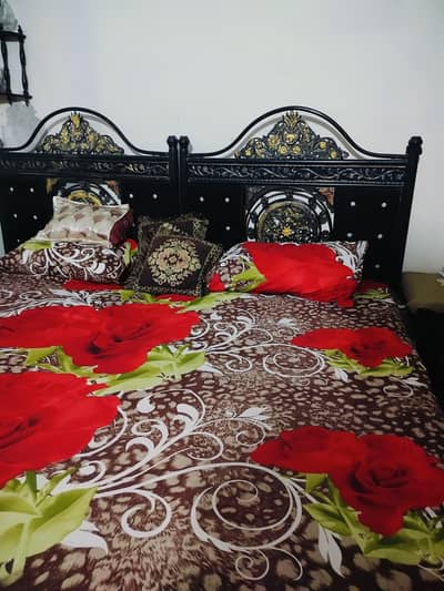 Original Iron Bed with Molty Foam Mattress