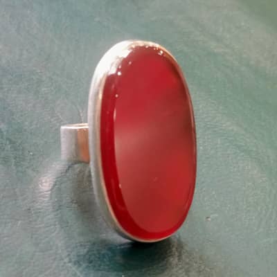 Natural gemstones and diamond silver rings