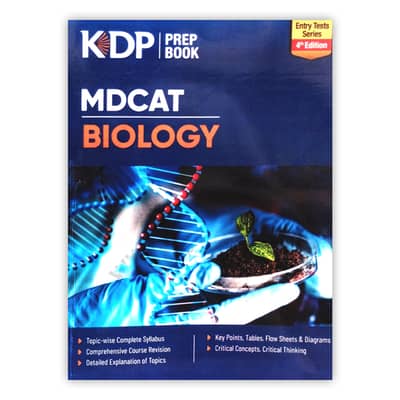 ECAT KIPS KDP MDCAT Biology Prep Book 4th Edition