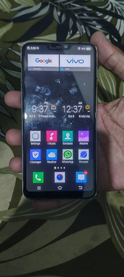 Vivo Y85 4gb 64gb 03169643530 contact whtsapp