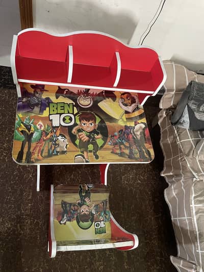Kids Study Table with Matching Chair Set - Excellent Condition