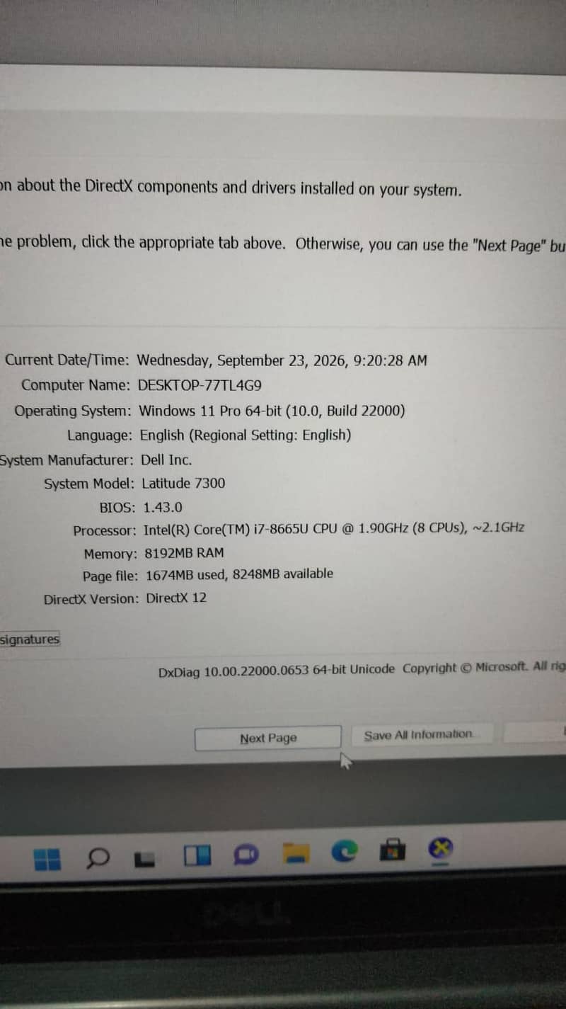 Dell core i7 8th generation touch screen 3