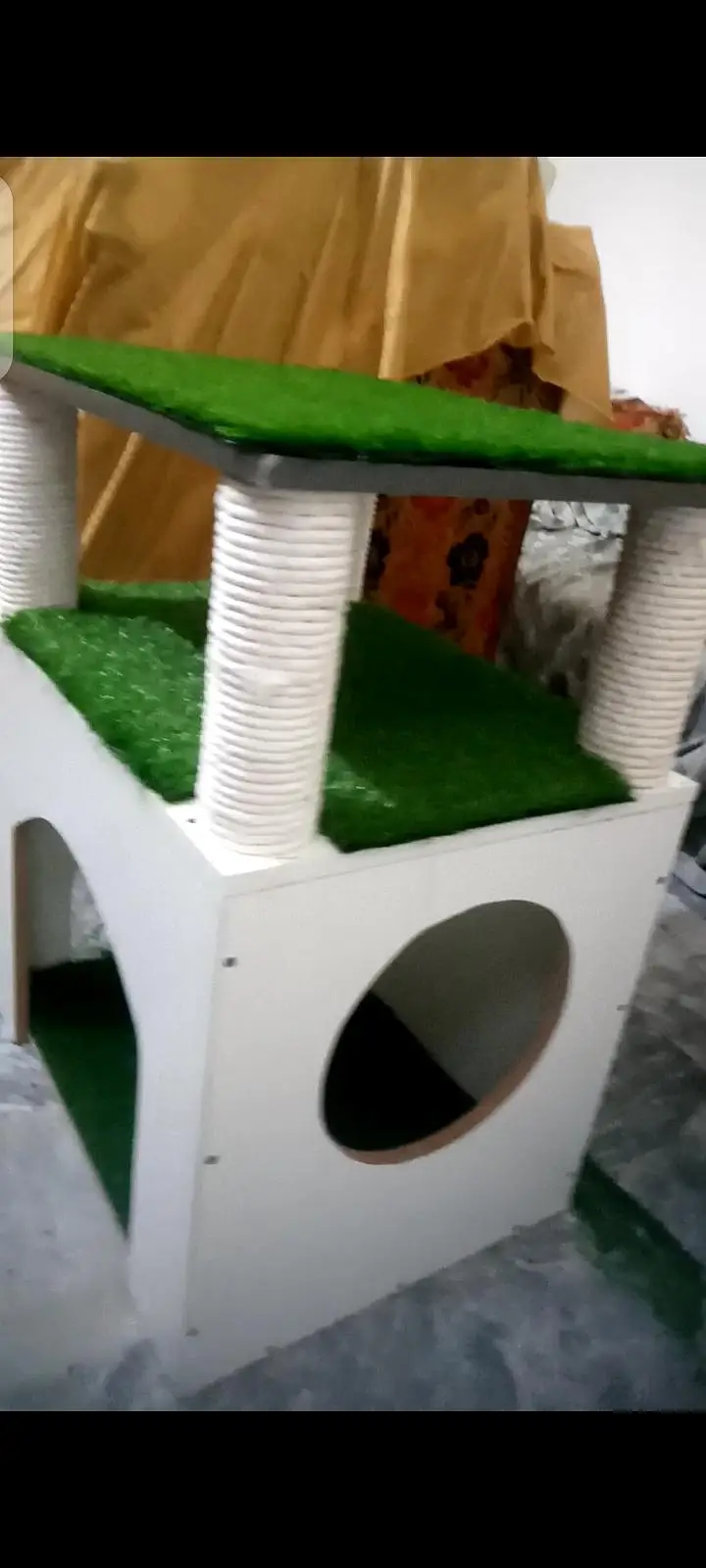 Luxury 2 Floor Wooden Cat House with Scratching Post - Islamabad. . — photo 2