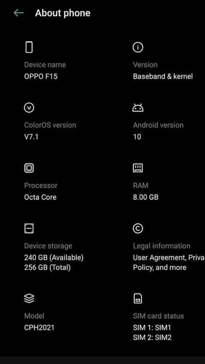 OPPO F15