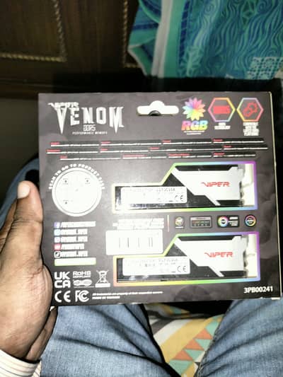 Patriot Viper Venom RGB DDR5 32GB (2x16GB) 6000MHz CL30