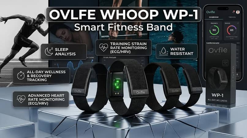 OVLFE WHOOP WP-1 Smart Fitness Band | Fitness Tracker Smart Band