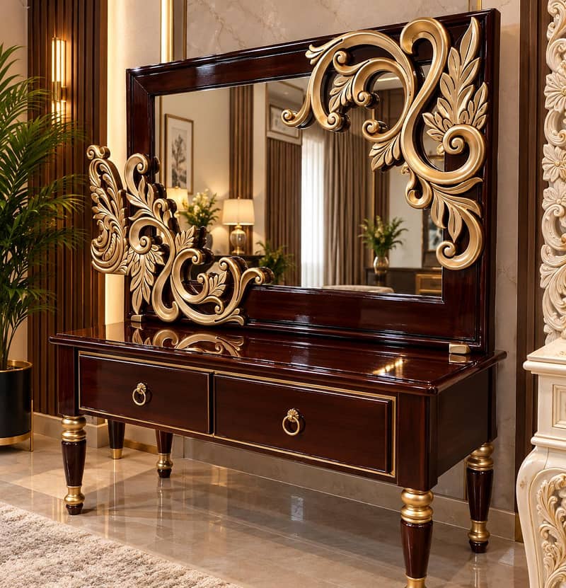 console table with mirror 2