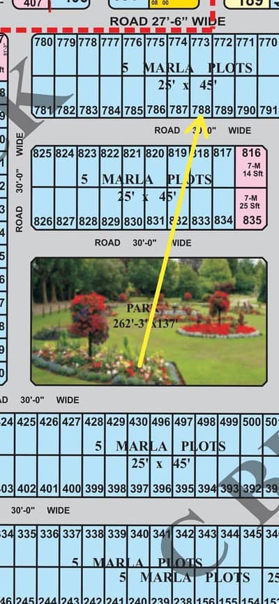 5 marla residential plot