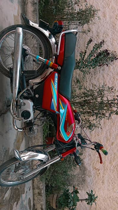 Honda CD 70 2019 Model Red color - Genuine Condition