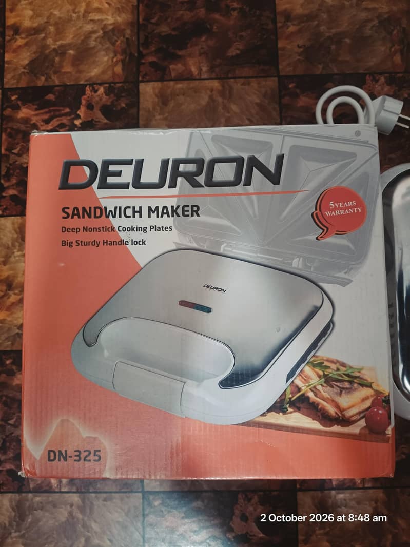 DEURON SANDWICH MAKER 2