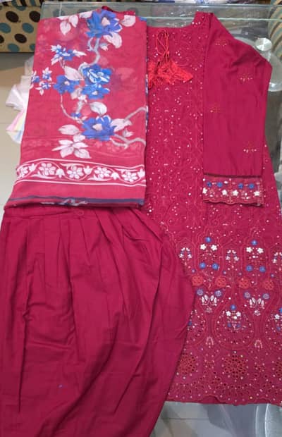 lawn fabric 3piece