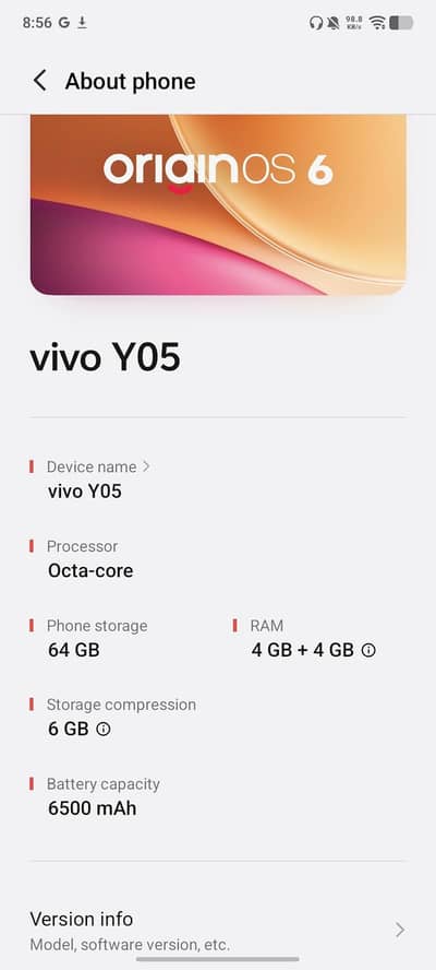 vivo Y05