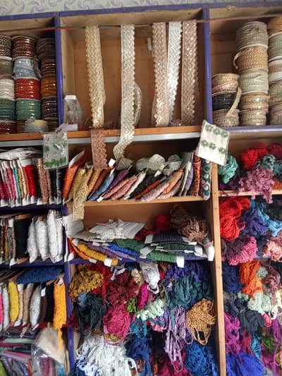lace shop full setup for sale 4 machine ka Sath