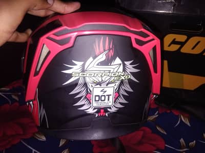 scorpion helmet 100%safety or orignal pin pack box