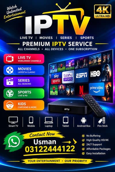 Opplex IPTV | Geo IPTV | B1G | Netflix | Premium Streaming