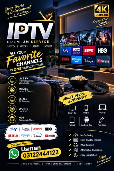 Opplex IPTV | Geo IPTV | B1G | Netflix | Premium Streaming