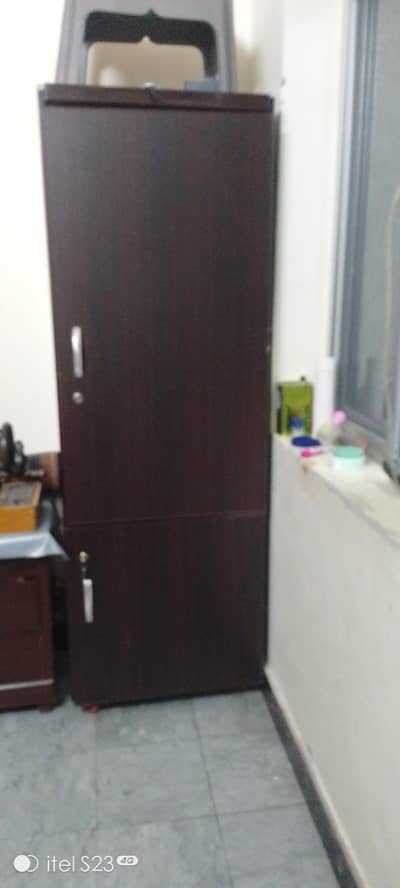 wooden wardrobe