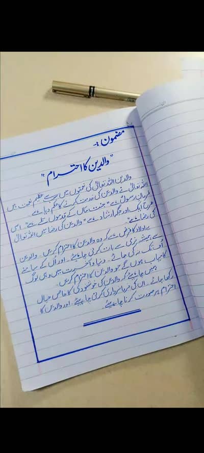 Neat Handwriting Service for Assignments in Dinga - Urdu & English