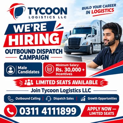 Outbound Dispatch Sales Representatives – Rs. 30,000 + Incentives