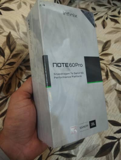 Infinix Note 60 Pro Box packed