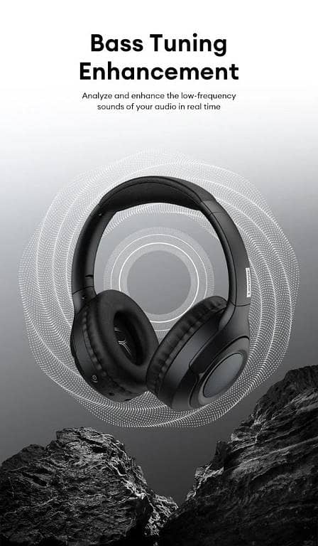 Lenovo ThinkPlus TH54 Original Wireless Bluetooth Headphones | Bluetooth 5.4 | 40mm Hi-Fi Stereo Bass | ENC HD Calling | Foldable Over-Ear Headset | Up to 30 Hours Batter