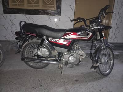 honda cd 70 2024 by 25 black