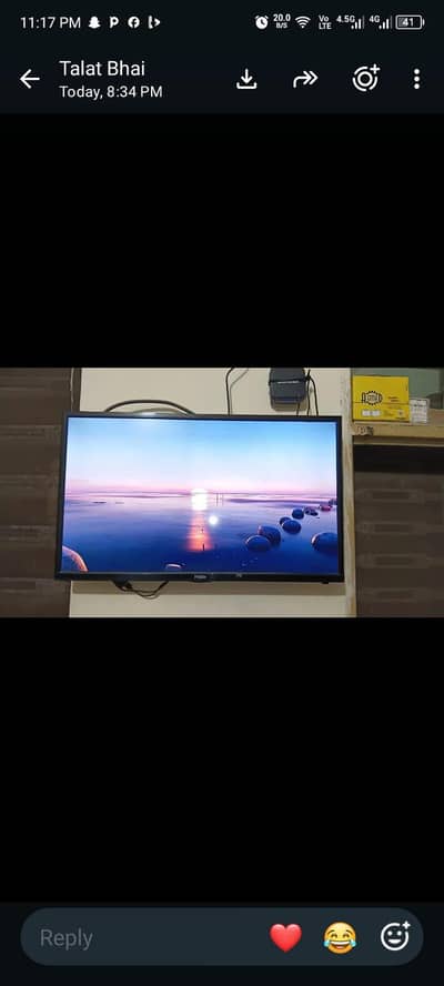 LcD haier ki hai LcD ok candtion ma hai 32 inct ki hai 03135412366
