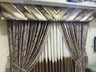 Curtains with blinds