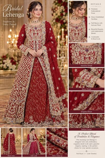 Bridal lehanga | Wedding lehanga | Barat lehanga