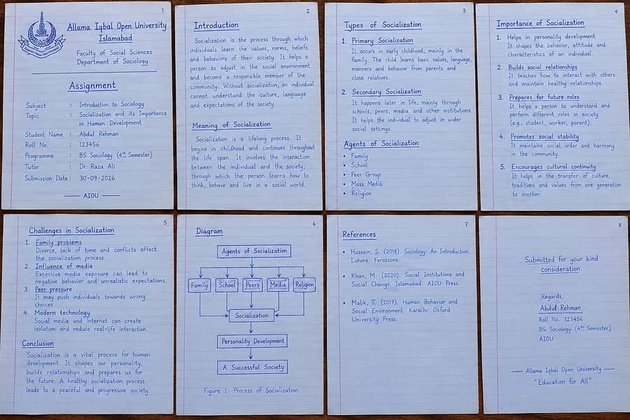Handwritten Notes & Document Typing Service 1