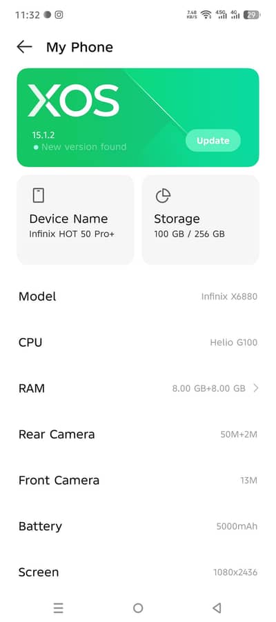 Infinix hot 50pro plus