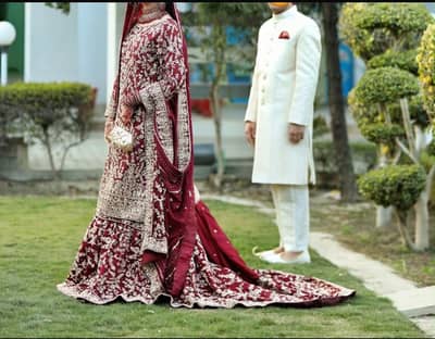 Branded New  Farshi lehanga Just one time used only 2 hours.