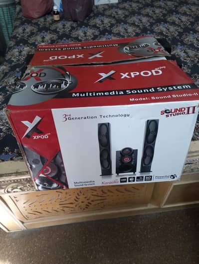 XPOD BLUETOOTH SPEAKER SOUND SYSTEM