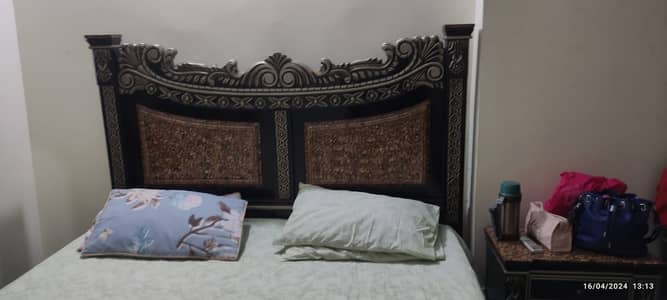 King Size Bed, Dressing and side tables