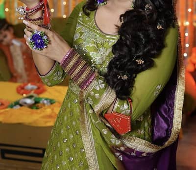 Mehndi dress/bridal dress/formal dress